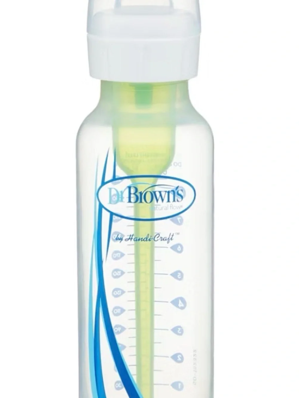 Dr. Brown's SET OF 3 New Never Used Anti-Colic Baby Bottle w/Green Vent Insert